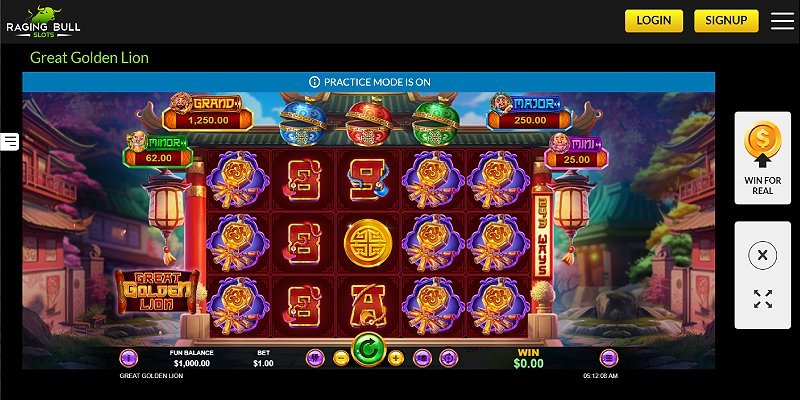 Raging Bull Slots screenshot