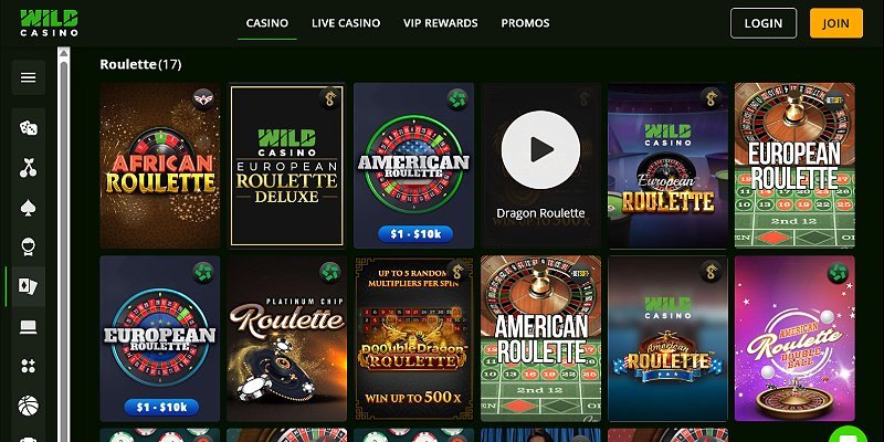 Wild Casino screenshot