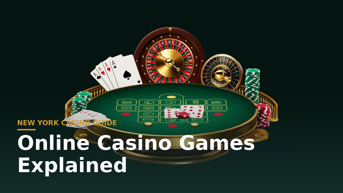 Online Casino Games Explained